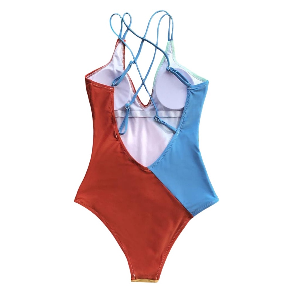 Colorblock One-Piece Swimsuit - Picture 6 of 6